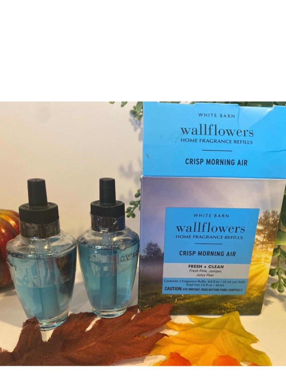 Bath & Body Works “Crisp Morning Air” 2 New Wallflower Refills